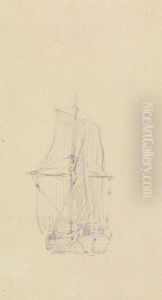 Boat Sketch by Thomas Daniell