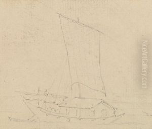 Boat Sketch by Thomas Daniell