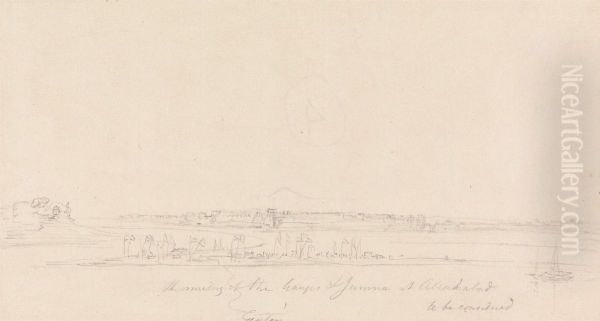 The Meeting of the Ganges and the Jumna - view 1