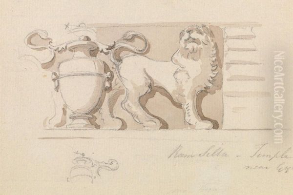 Architectural Ornament from a Temple - view 1