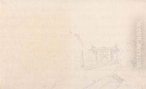 One of One Hundred and Seventy-six Drawings of India by Thomas and William Daniell, Grouped by "Voyages," "South India," and "Upper India" by Thomas Daniell