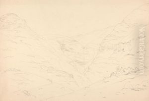 Landscape with Waterfall by Thomas Daniell