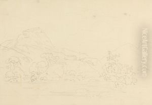 Landscape with a House by Thomas Daniell