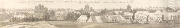 Encampment at Maestricht - view 1