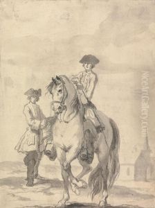 Engraved as plate 10 in Twenty Five Actions of the Manage Horse... by John Vanderbank