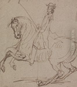 "Engraved as Plate 15 in "Twenty Five Actions of the Manage Horse..."