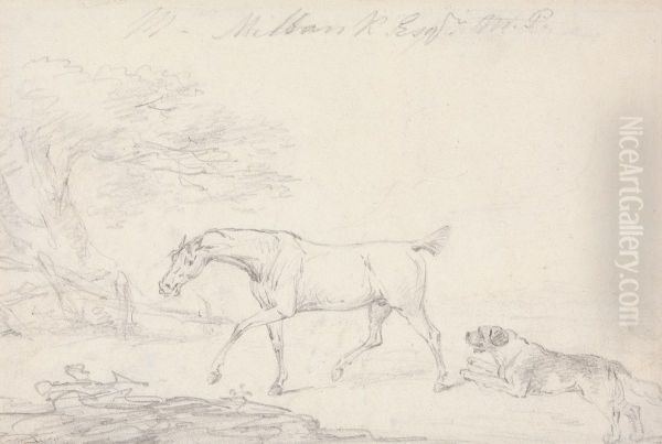 Horse and Dog - view 1