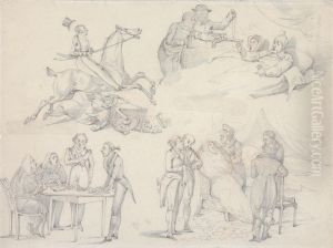 of Unwelcome Guests, of Being Off the Curb, of Can't Exactly Say: No Consulation of Physicians, of W'ont Exactly Say: No Consultations of Lawyers. by Henry Thomas Alken