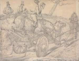 'This Gives Me a Notion it's Better to "Look Before You Leap" ' by Henry Thomas Alken