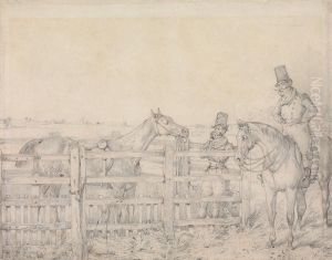 'I Have a Notion That My Horse Looks Like 40 Guineas in the Pound' by Henry Thomas Alken