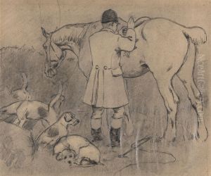 Huntsman and Hounds by Robert Bevan