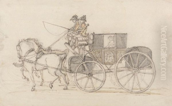 A Travelling Coach and Pair - view 1