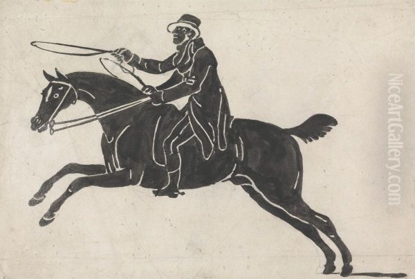 Rider on a Galloping Horse - view 1