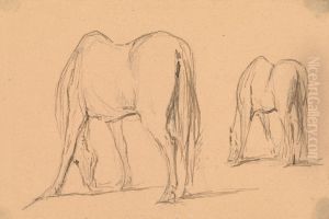 Each Seen Three-Quarters From the Rear, Facing Left