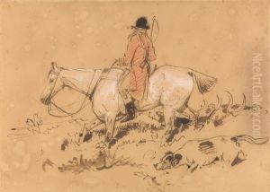 Huntsman with Hounds by Sir Edwin Henry Landseer