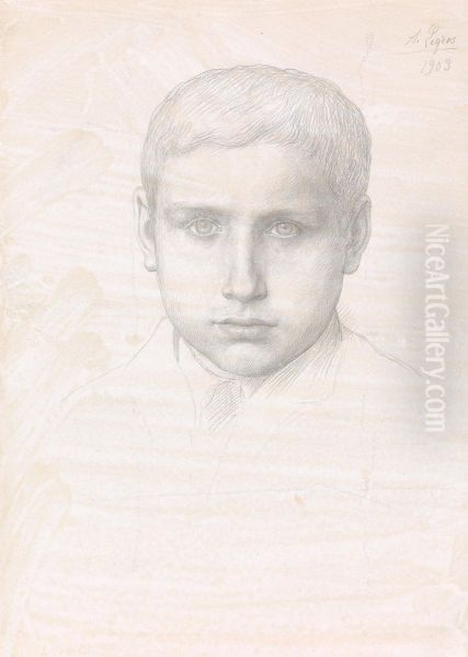 A Young Boy - view 1