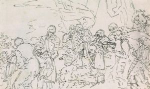 Study for the Death of a Knight