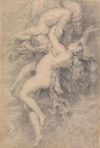 Time raising Truth, after Rubens's "The Triumph of Truth"