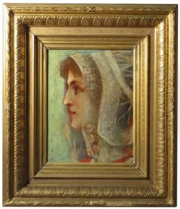 Damenportrait by Girolamo Cairati