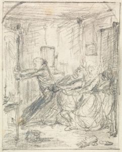 Being Pulled by a Crowd by John Leech