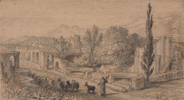 Streets of the Tombs, Pompeii - view 1