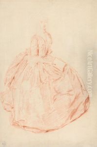 Seated Woman with a Book by Philippe Mercier