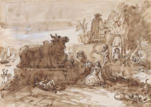 Famine in India by William Simpson