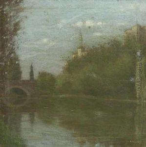 Stadt Am Fluss. by Girolamo Cairati