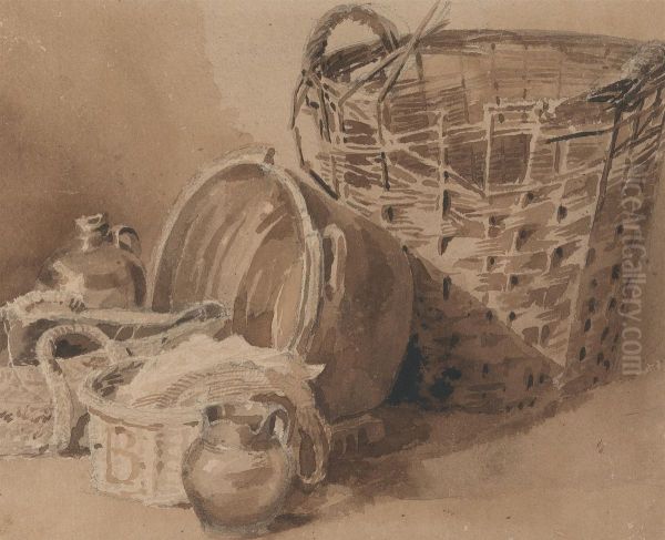 Still Life with Baskets and Pottery - view 1