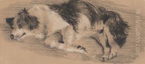 Sheep Dog Sleeping by Sir Edwin Henry Landseer