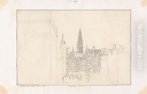 Antwerp Cathedral by John Frederick William Herschel