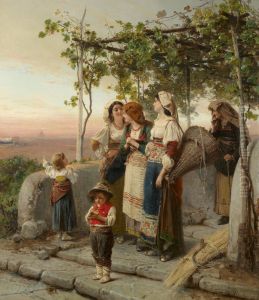 Waiting for the train