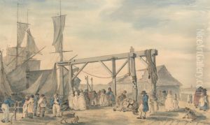 The Arrival of a Hoy at Margate
