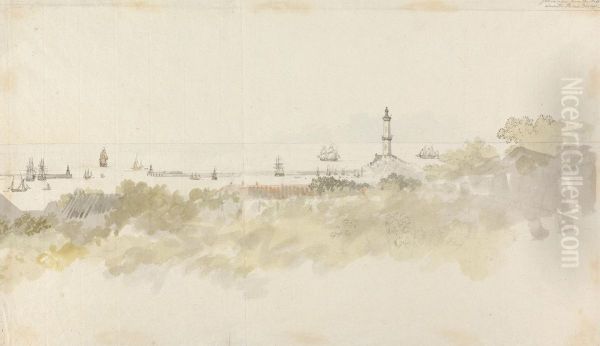 Genoa - A Seascape with Shipping - view 1