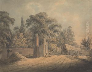 The Bayswater Turnpike by Thomas Hearne