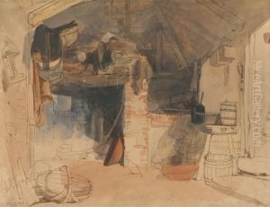 Study of a Rustic Interior Scene