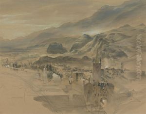 A View of Susa, Italy, from the West