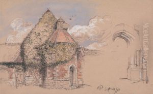Ruins of the Ancient Palace of the Archbishops of Canterbury at Oxford, Kent, September 24, 1856 by Charles West Cope