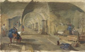 Interior of Fort Nicholas, Sebastopol, Crimea