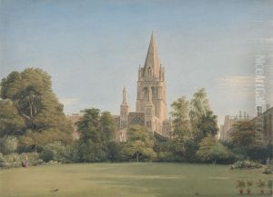 View from the Dean's Garden, Christ Church, Oxford