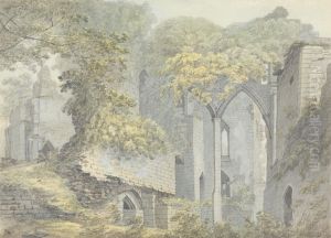 Goodrich Castle on the Wye, Hertfordshire Goodrich Castle on the Wye, Hertfordshire
