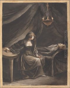Lady Percy Watching the Sleeping Hotspur by Mary Hoare