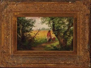 Children By A Wheatfield, Blairgowrie