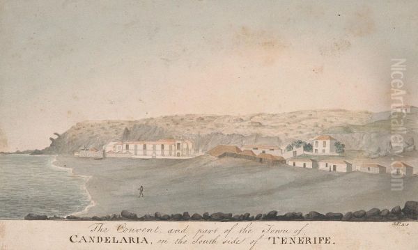 The Convent and Part of the Town of Candelaria, on the south side of Tenerife - view 1