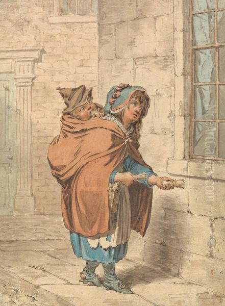 A London Street Crier - view 1