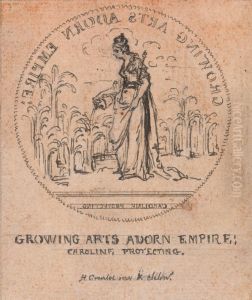 Growing Arts Adorn Empire, Caroline Protecting by Hubert-Francois Gravelot