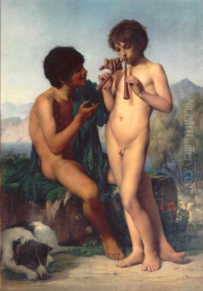The flute lesson - view 1