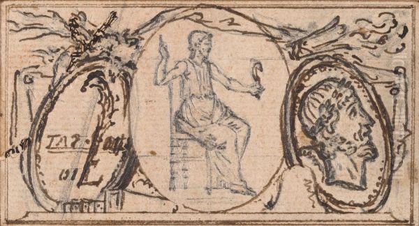 Seated Classical Figure - view 1