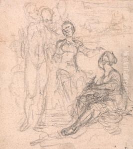 Group of Allegorical Figures by Hubert-Francois Gravelot