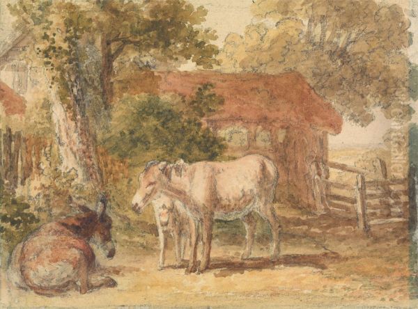 Three Donkeys - view 1